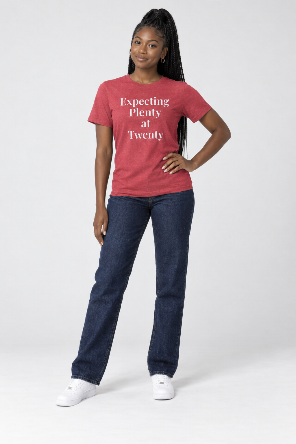 Expecting Plenty at Twenty Women’s Relaxed T-Shirt